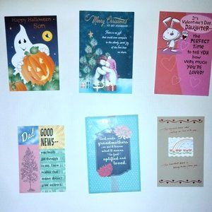 Assorted Hallmark cards